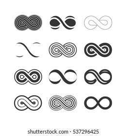 infinity symbols set