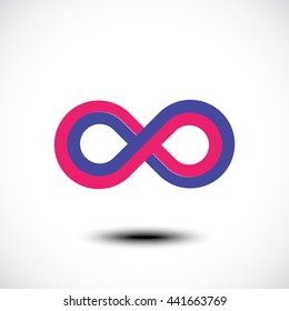 Infinity symbols. Vector illustration