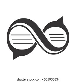 infinity talk vector logo