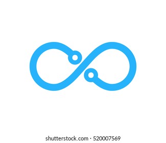 Infinity Tech Logo Design Template