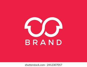 Infinity Thunderbolt vector logo design template