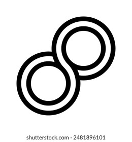 Ilustración de símbolos eps de Vector infinito