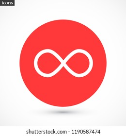 infinity vector icon 10 eps