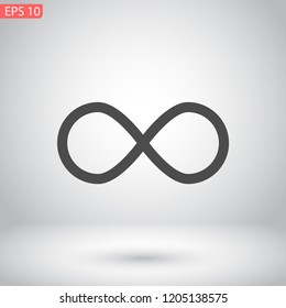 infinity vector icon 10 eps
