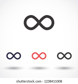 infinity vector icon 10 eps