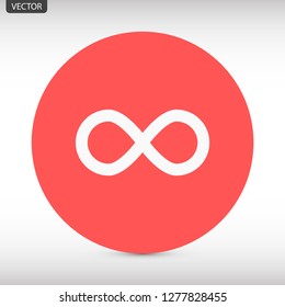 infinity vector icon 10 eps