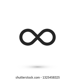 INFINITY vector icon 10 eps