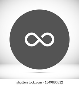 INFINITY vector icon 10 eps