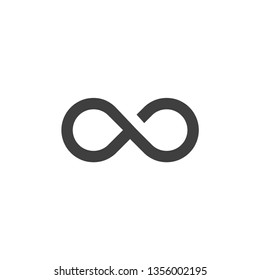 INFINITY vector icon 10 eps