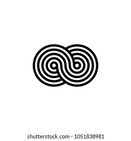 infinity vector icon