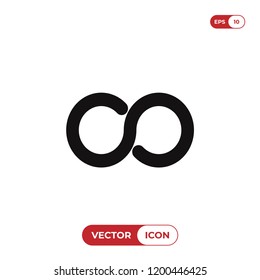 Infinity vector icon
