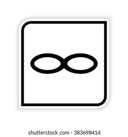 infinity  - vector icon