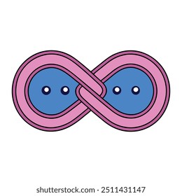 Infinity Vector Illustration | Cartoon, Clipart, and Line Art Design