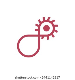 
infinity vector logo design template