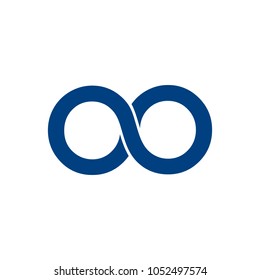 infinity vector logo. unlimited icon.
