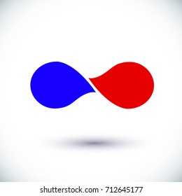 infinity vector symbol illustration