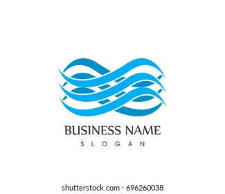 Infinity Wave Logo Design