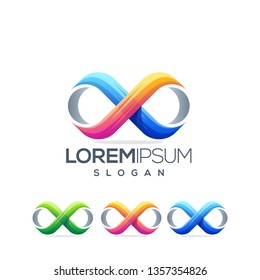 infinity x logo design
