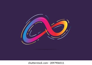 unendliche Logo-Design-Vorlage Vektor eps10