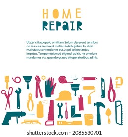Infirmation card about home repair