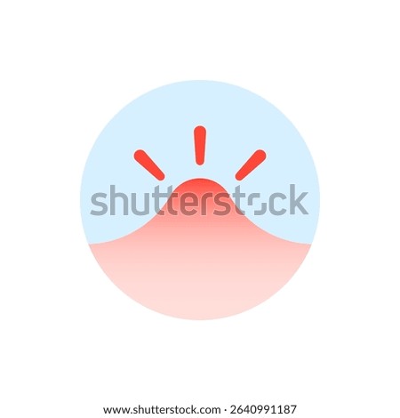 inflammation human skin like acne or papule icon. simple flat style trend modern abstract bad pimple logotype graphic design element isolated on white. concept of red rash on problem fat type skin