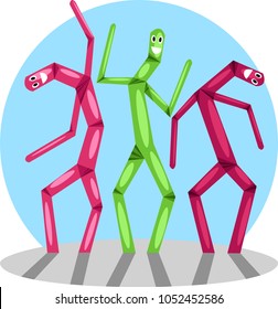 Inflatable advertising people