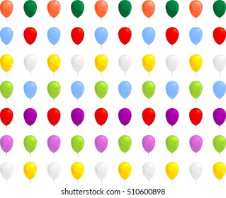 inflatable balloons in several colors for your use