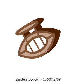 Inflatable Boat Canoeing Icon Vector isometric sign. color isolated symbol illustration