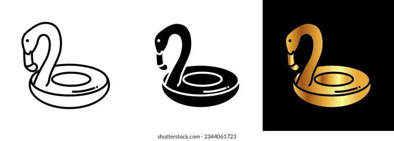 The Inflatable Float Icon represents a popular pool accessory used for relaxation and fun in the water.