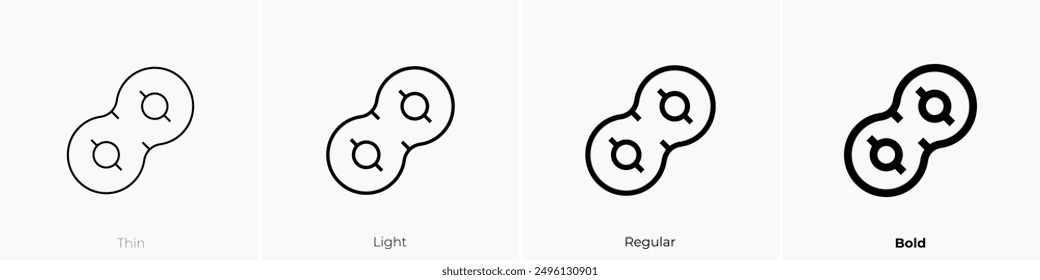 inflatable icon. Thin, Light Regular And Bold style design isolated on white background