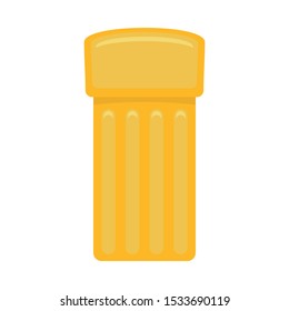 Inflatable mattress icon. Flat illustration of inflatable mattress vector icon for web design
