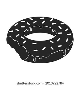 Inflatable mattress vector icon.Black vector icon isolated on white background inflatable mattress.