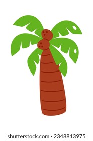 Inflatable Palm Tree Vector Illustration