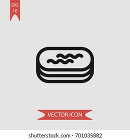 Inflatable pool vector icon illustration symbol