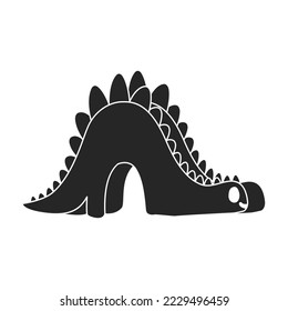 Inflatable slide vector icon.Black vector icon isolated on white background inflatable slide.