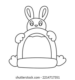 Inflatable slide vector icon.Outline vector icon isolated on white background inflatable slide.