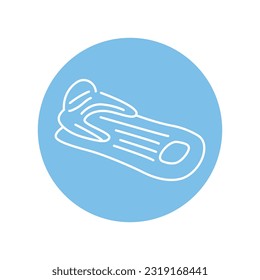 Colchón de agua inflable para el icono de la línea negra de la piscina. Pictograma para página web, aplicación móvil, promoción.