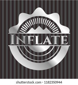 Inflate silver badge or emblem
