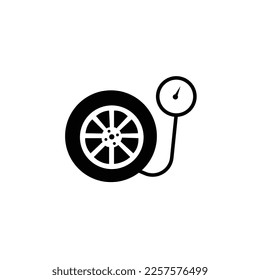 inflate tire isolated icon. simple element illustration from general-1 concept icons. inflate tire editable logo sign symbol design on white background. can be use for web and mobile