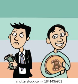 with the inflation, cash value goes down, people to play with the crypto currency got tremendous amount of profit.