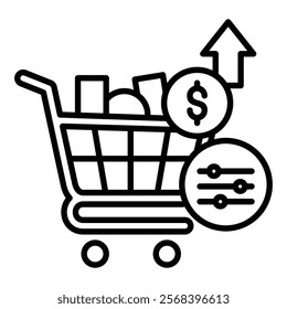 Inflation Control Icon Element For Design