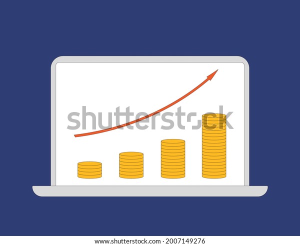 Inflation Decreased Purchasing Power Vector Illustration Stock Vector