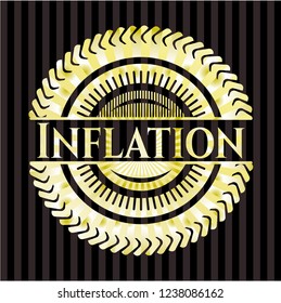 Inflation gold emblem