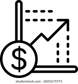 Inflation Icon. Price Increase Icon