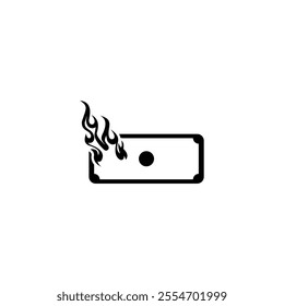 Inflation icon. Risk management icon vector