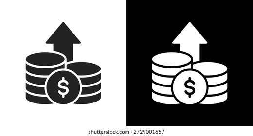 Conjunto de iconos de inflación Colección de estilo diferente.