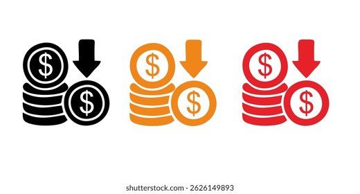 Inflation icon. Simple element from Crisis collection