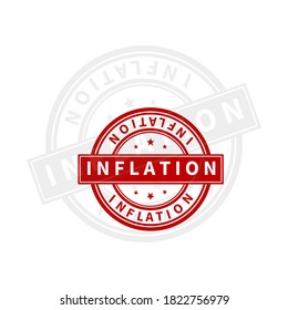 Icono de inflación - Ilustración del vector de stock