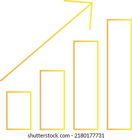 Icono de Inflación de rupias de India. Elemento de degradado de la colección Crisis. Símbolo de inflación moderno y creativo para aplicaciones, ui de diseño web, plantillas, infografías y más