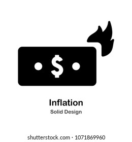 Inflation Solid Icon